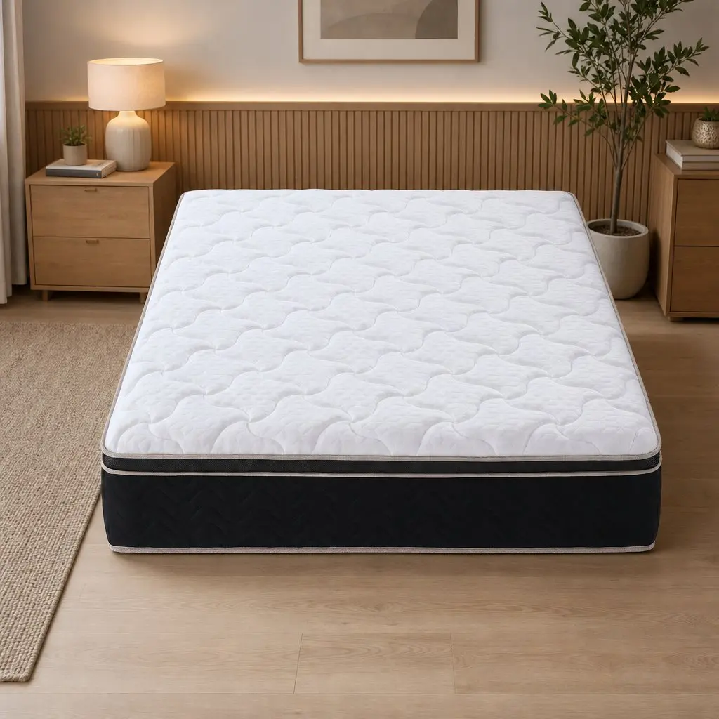 King Size Mattress Firm Copper Infused Memory Foam 35cm Euro Top Pocket Spring