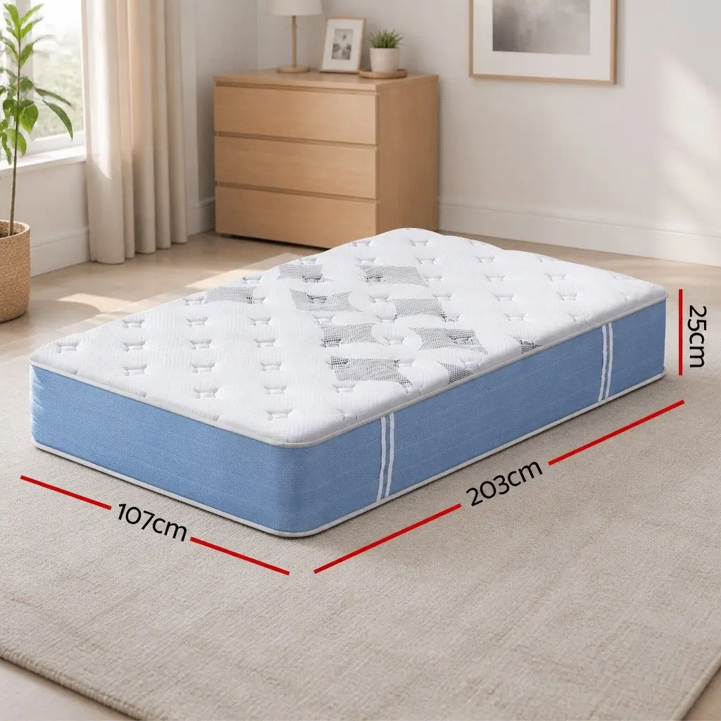 King Single Mattress 25cm Pocket Spring
