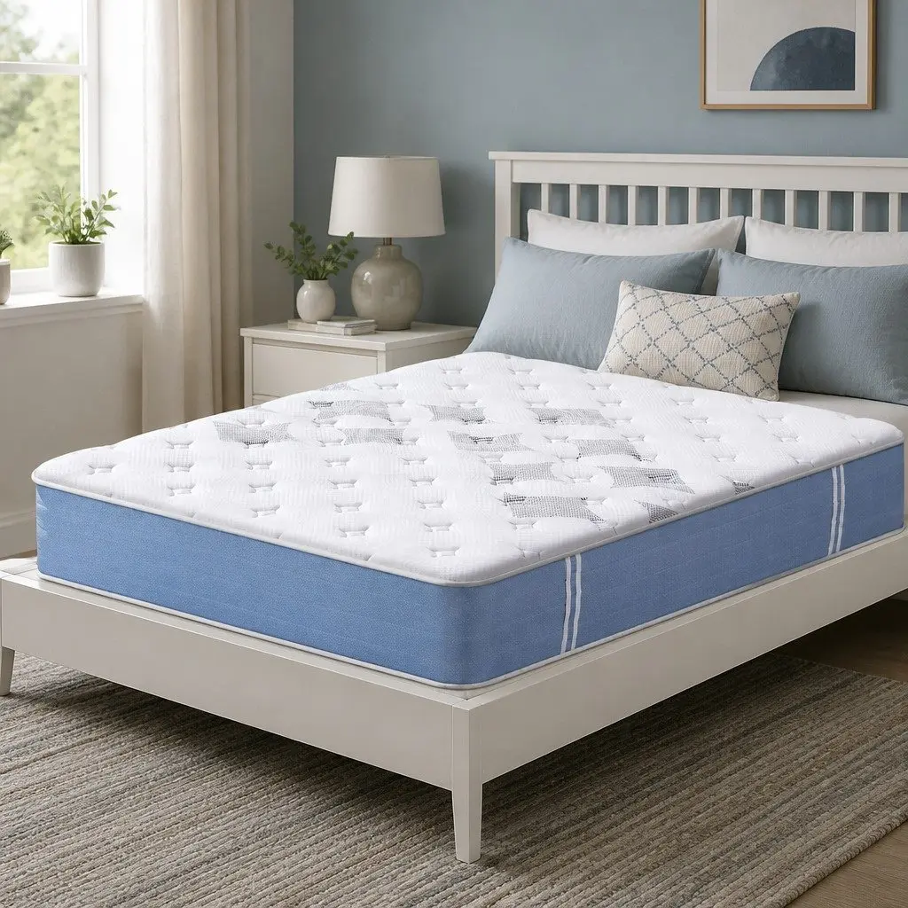 Double Mattress with Bamboo Fibre Euro Top