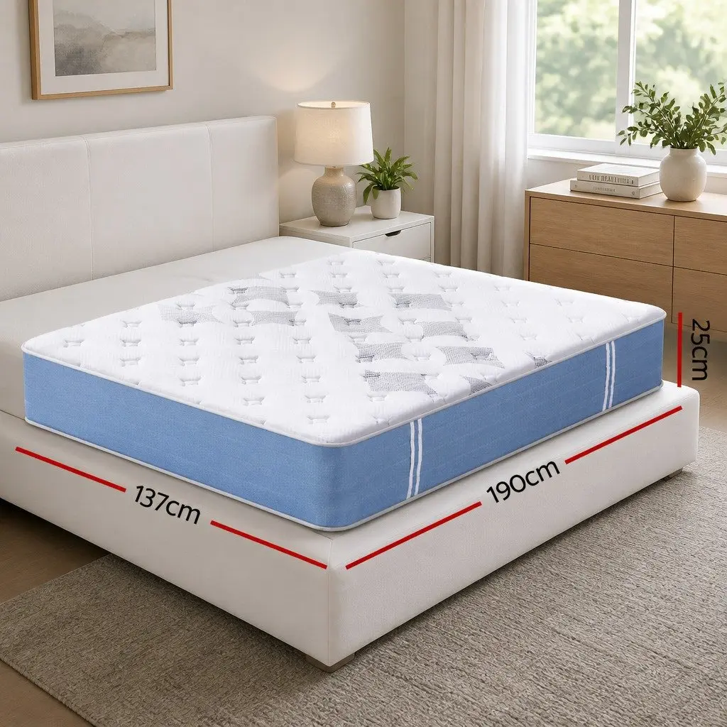 Double Mattress with Bamboo Fibre Euro Top
