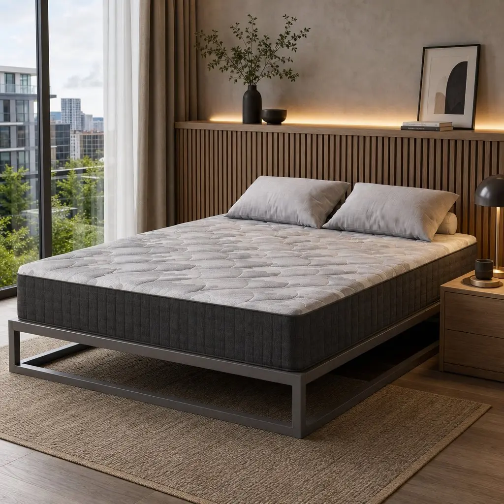 Double Mattress Firm Comfort 30cm Pocket Spring 5-Zone Support Breathable Fabric