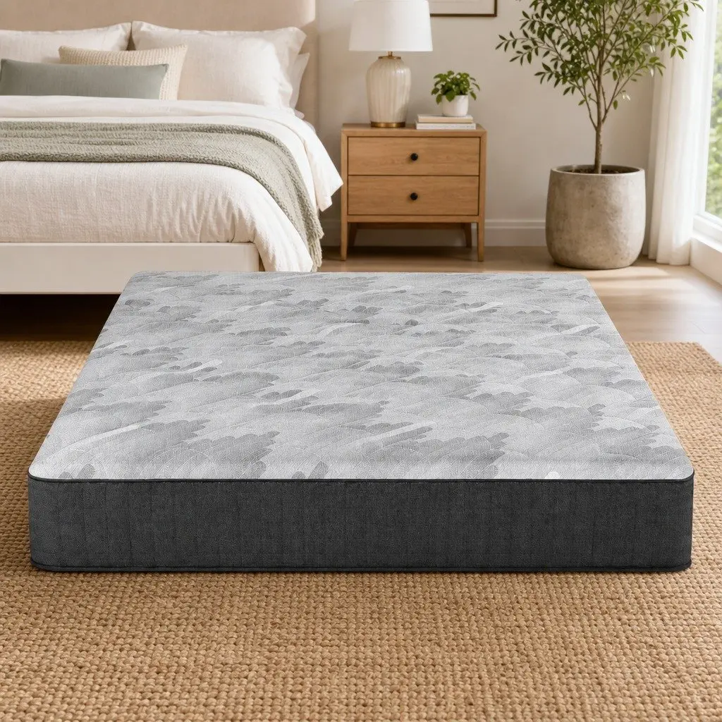 King Size Mattress Firm Comfort 30cm Pocket Spring 5-Zone Support Grey