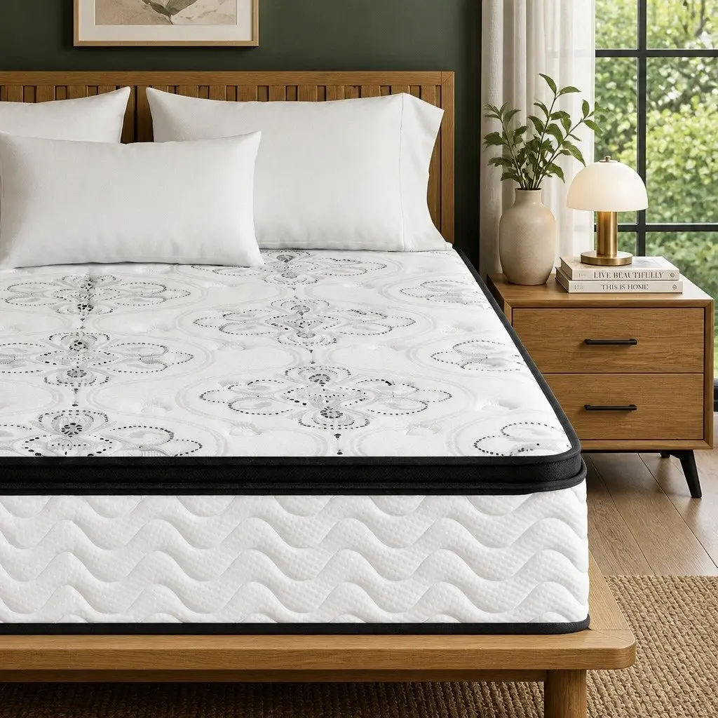 Double Mattress with 30cm Pocket Spring Euro Top