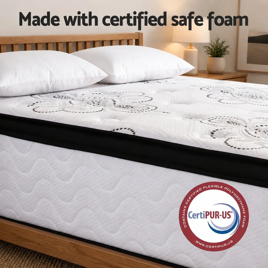 Double Mattress with 30cm Pocket Spring Euro Top