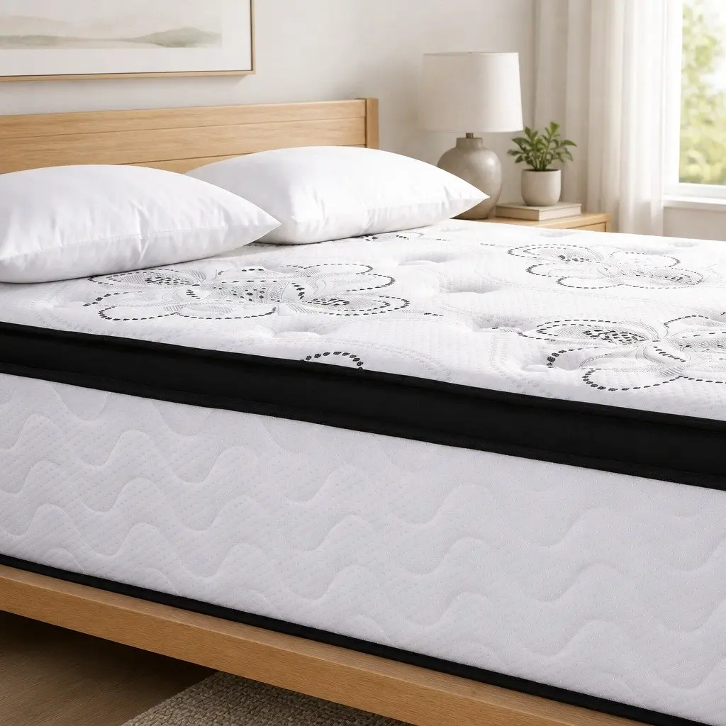 King Size Mattress Euro Top 30cm Pocket Spring Medium Firm Foam