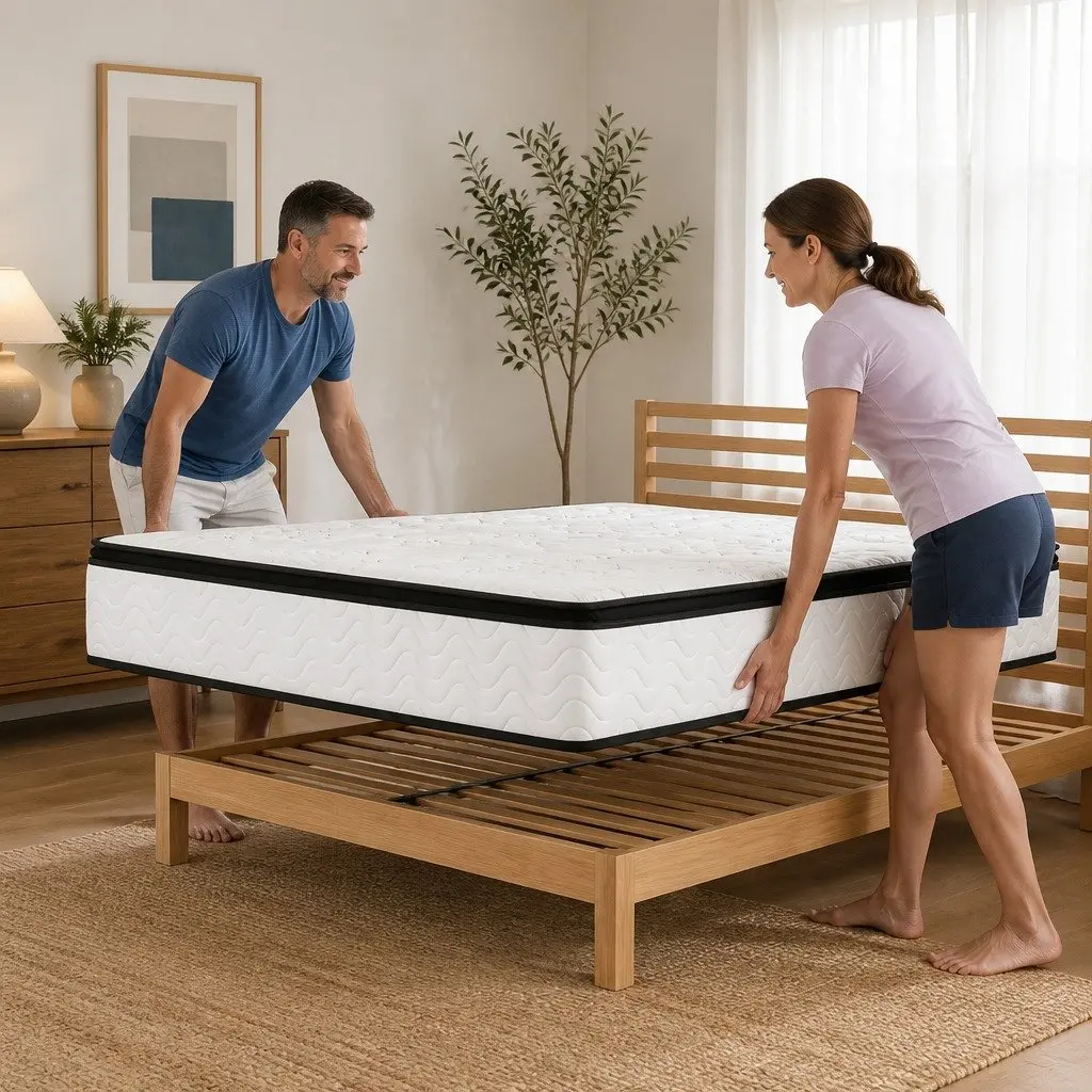 30cm Queen Mattress with Pocket Springs and Euro Top