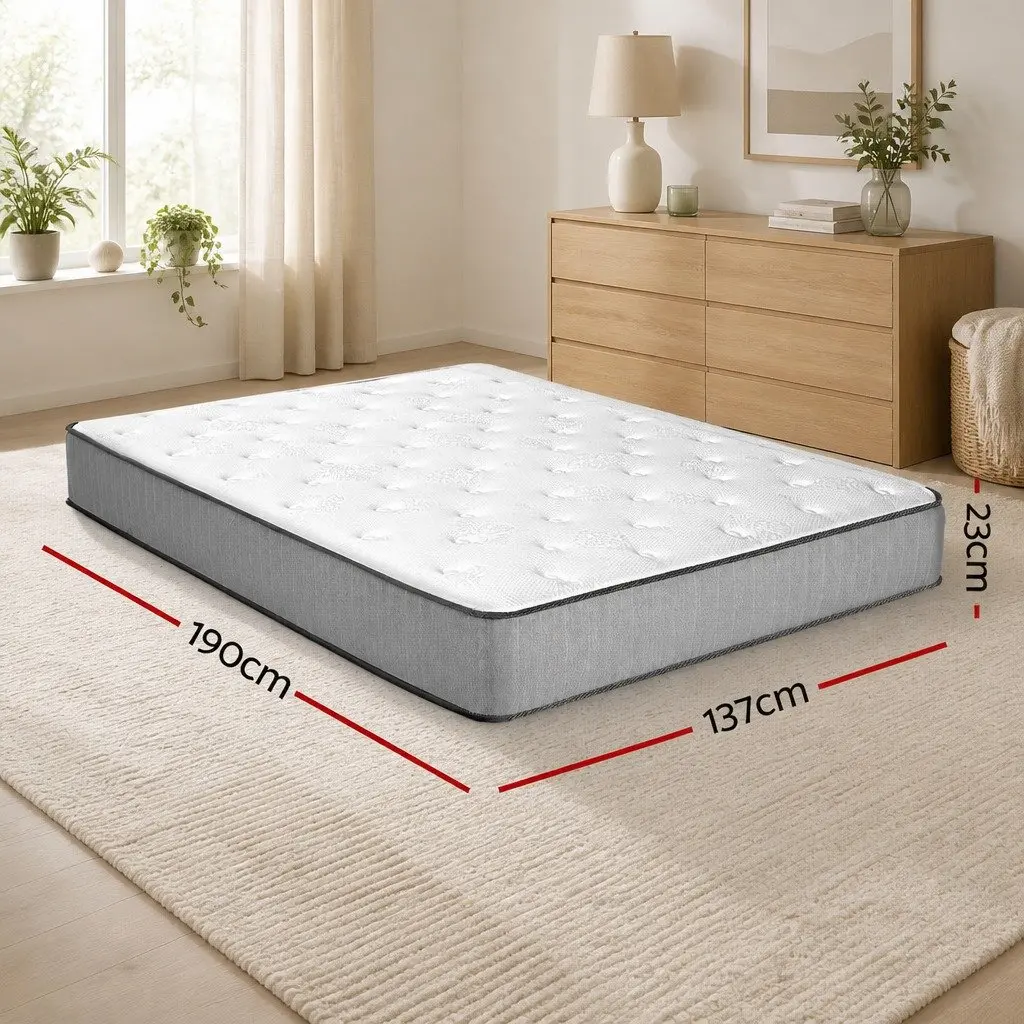 23cm Double Mattress with Extra Firm Comfort