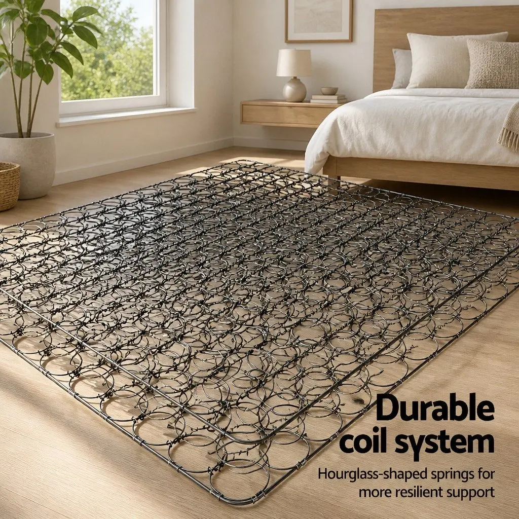 Medium Firm Double Mattress with Bonnell Spring Support
