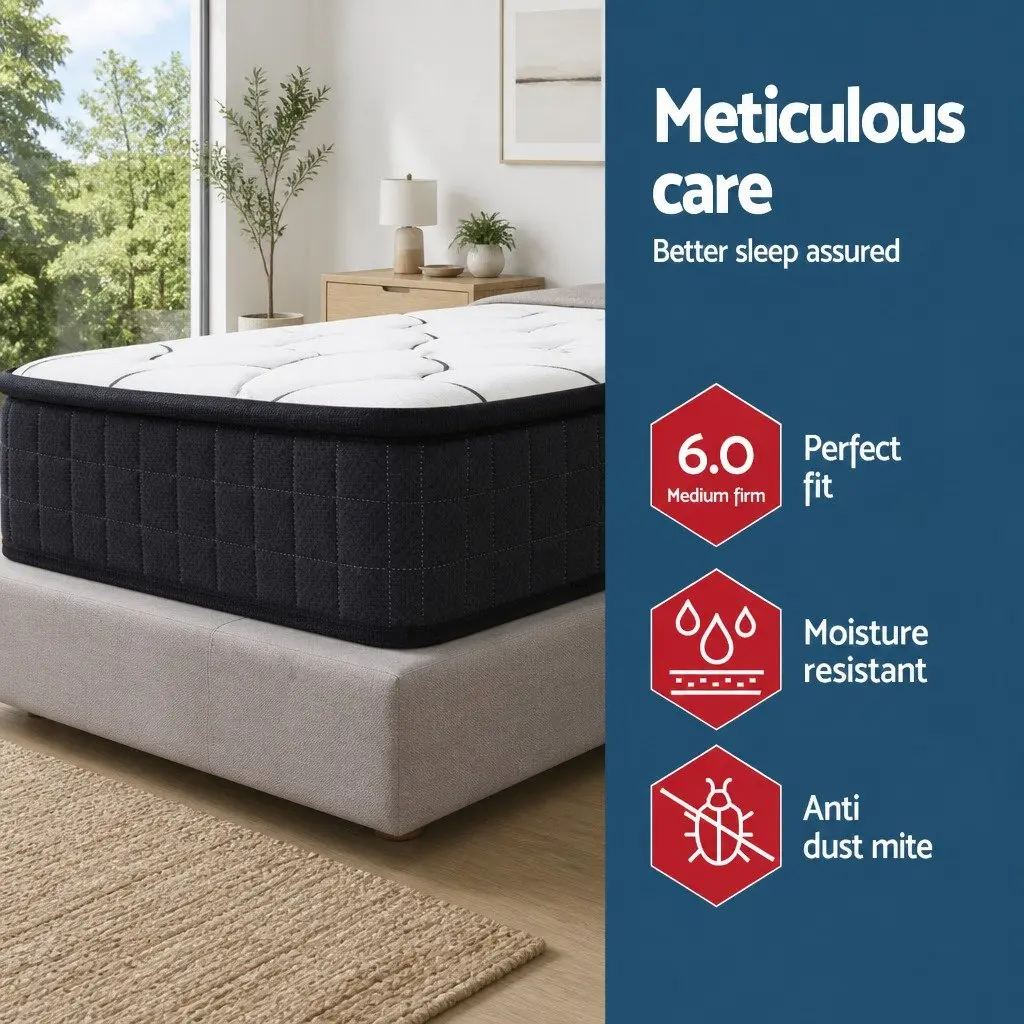 Medium Firm Queen Mattress with Bonnell Spring Support