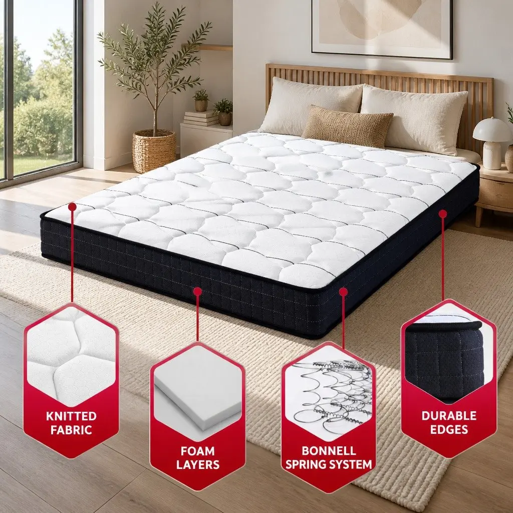 Medium Firm Queen Mattress with Bonnell Spring Support
