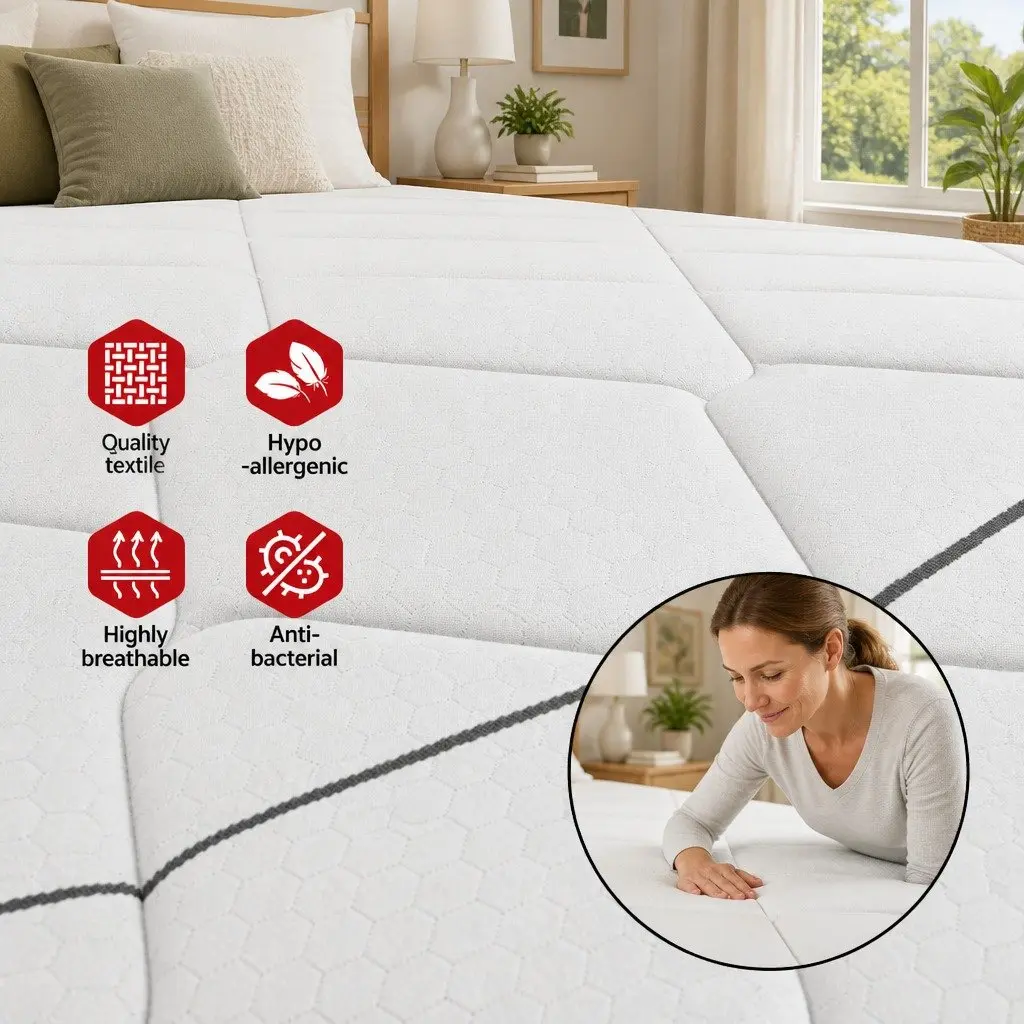 Medium Firm Queen Mattress with Bonnell Spring Support