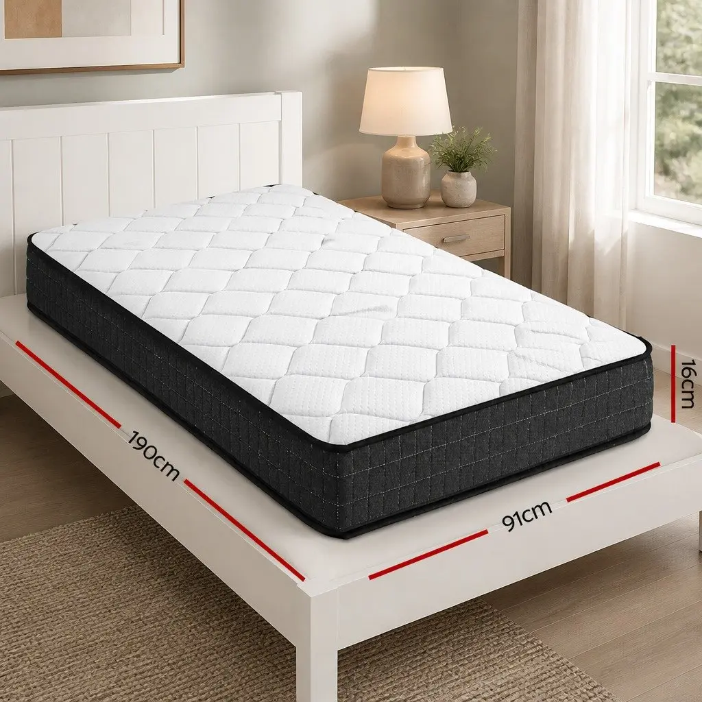 Comfort Single Mattress with Bonnell Spring Support