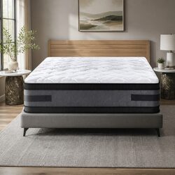 Double Mattress 36cm Flippable Cool Gel Memory Foam
