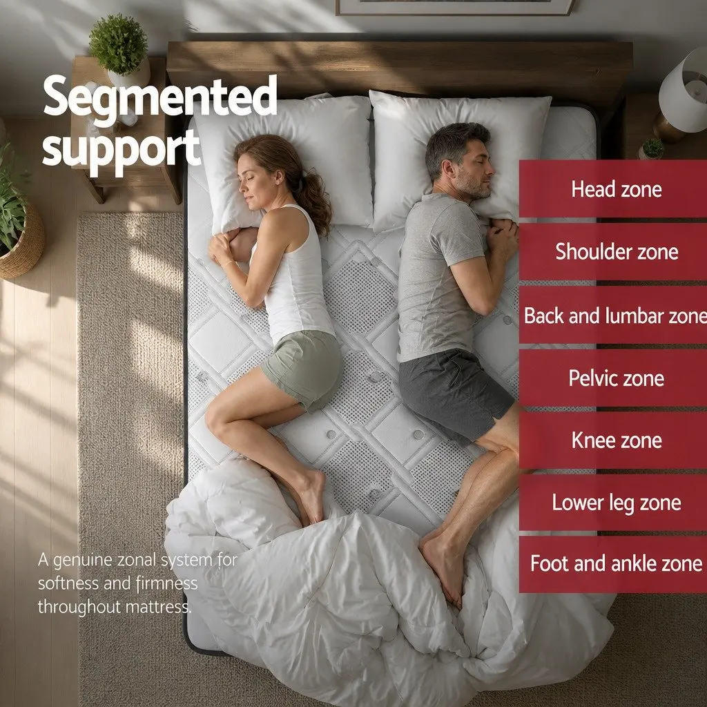 Double Mattress 36cm Flippable Cool Gel Memory Foam