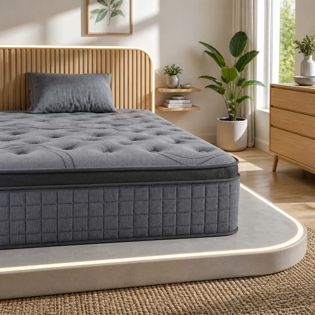 King Single Mattress 33cm 7-Zone Pocket Spring Extra Firm