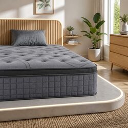 King Single Mattress 33cm 7-Zone Pocket Spring Extra Firm