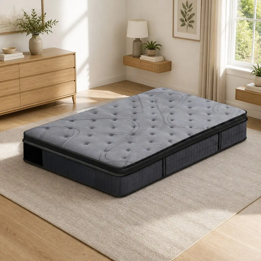 King Single Mattress 33cm 7-Zone Pocket Spring Extra Firm