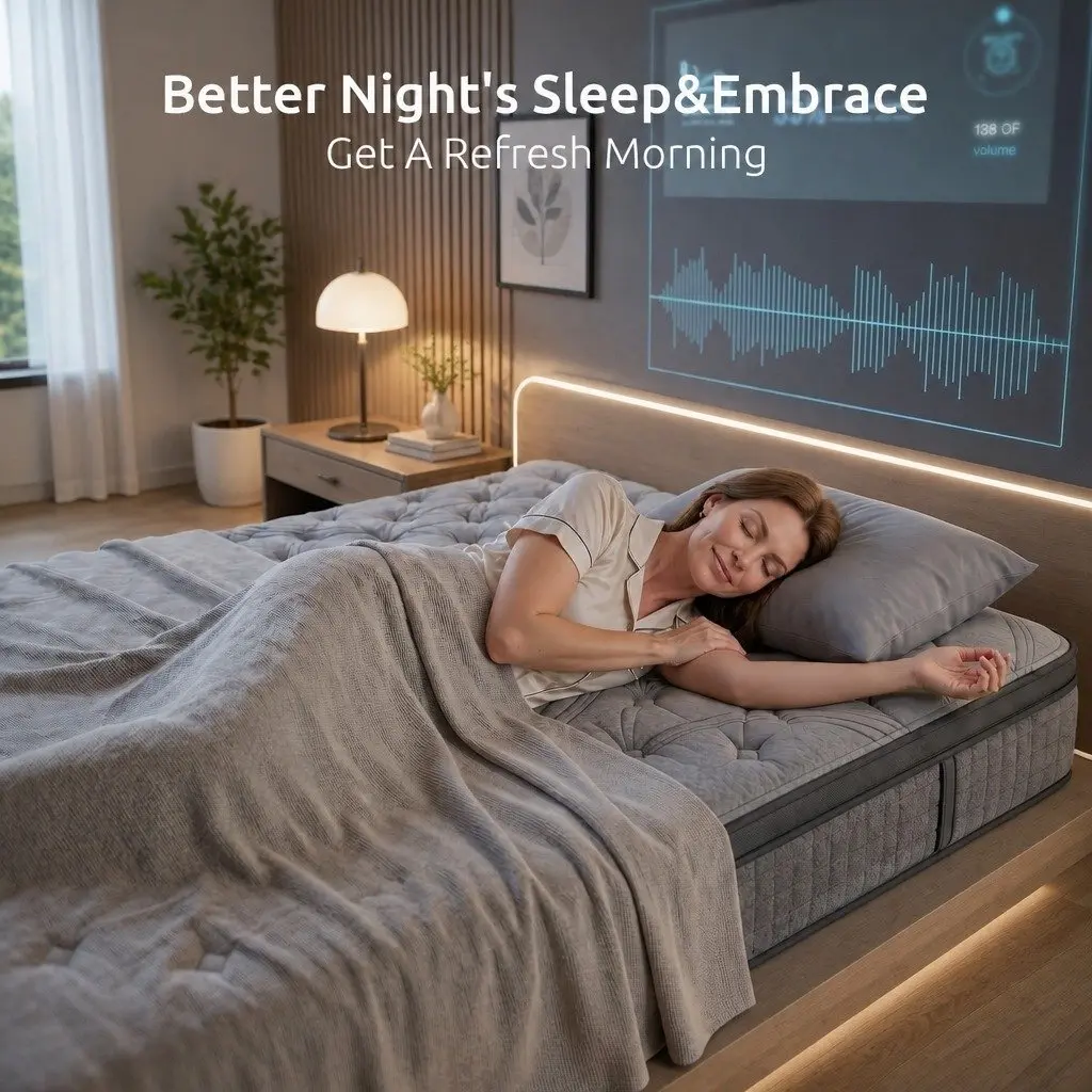King Single Mattress 33cm 7-Zone Pocket Spring Extra Firm
