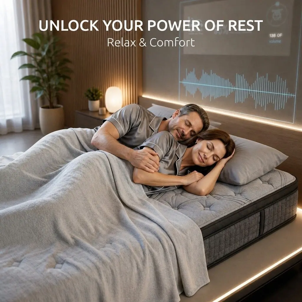 7-Zone Pocket Spring Double Mattress 33cm Extra Firm