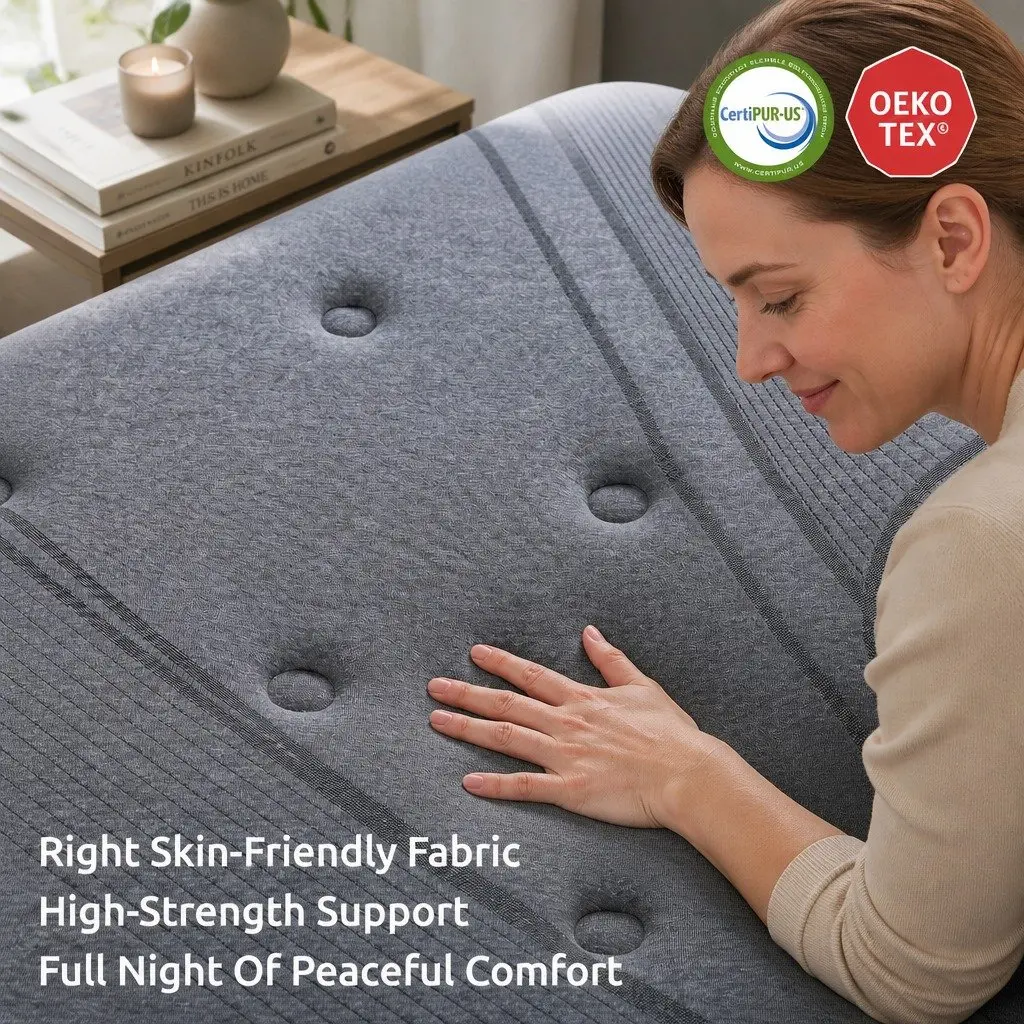 Single Mattress 33cm 7-Zone Pocket Spring 8.0 Extra Firm Dual-Row Edge Support