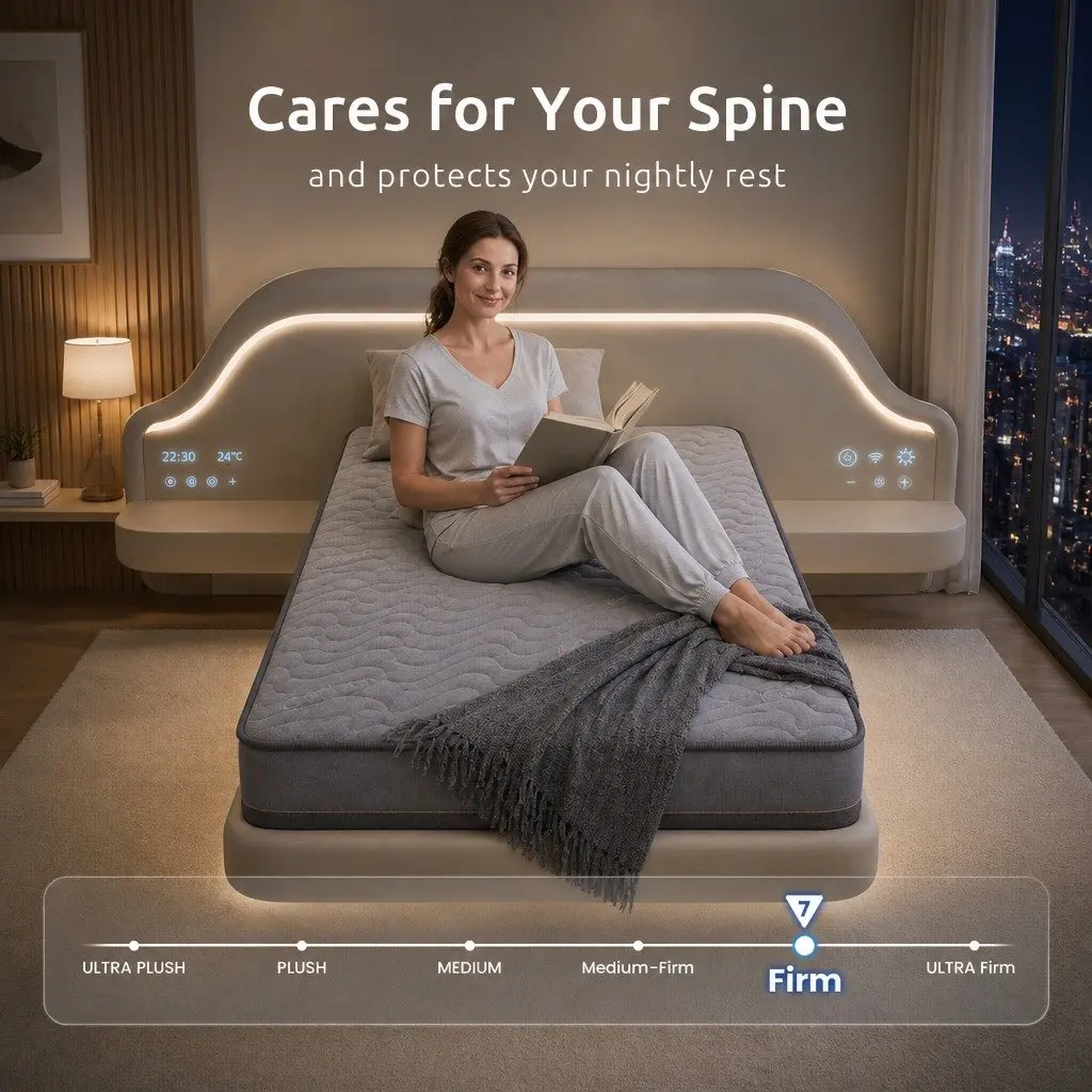 King Single Mattress 25cm Hybrid Pocket Spring with Foam