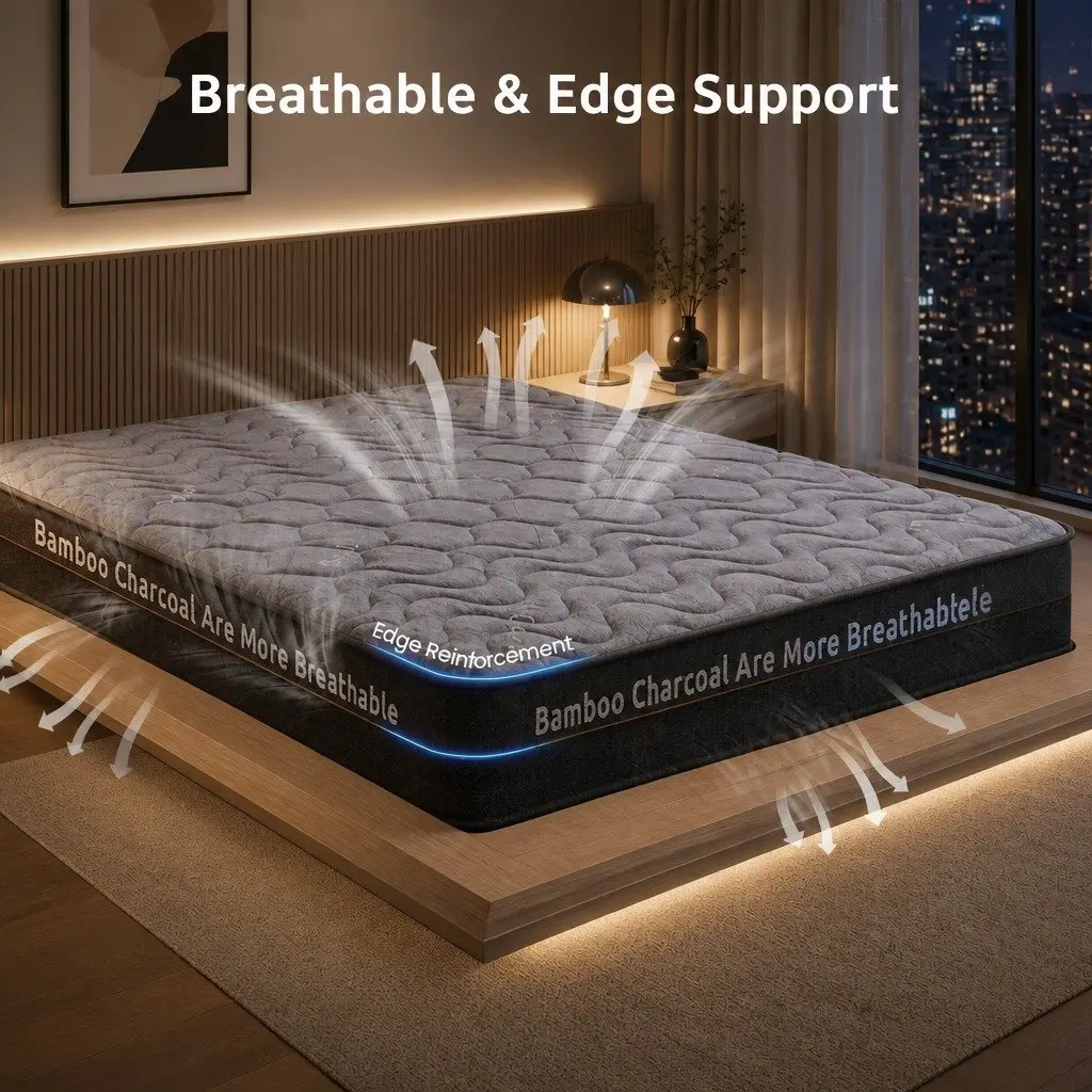 25cm Hybrid Pocket Spring Queen Mattress with Foam