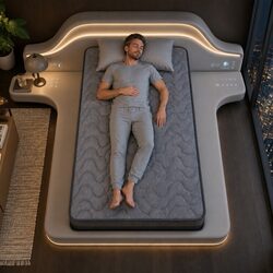 Comfort-Enhancing Single Mattress 25cm Hybrid Design