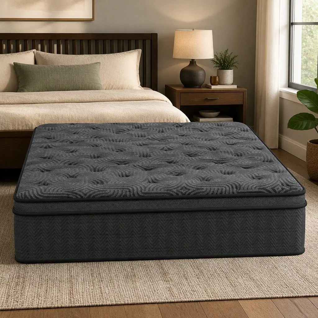 Hybrid Pocket Spring Gel Memory Foam King Mattress 34cm