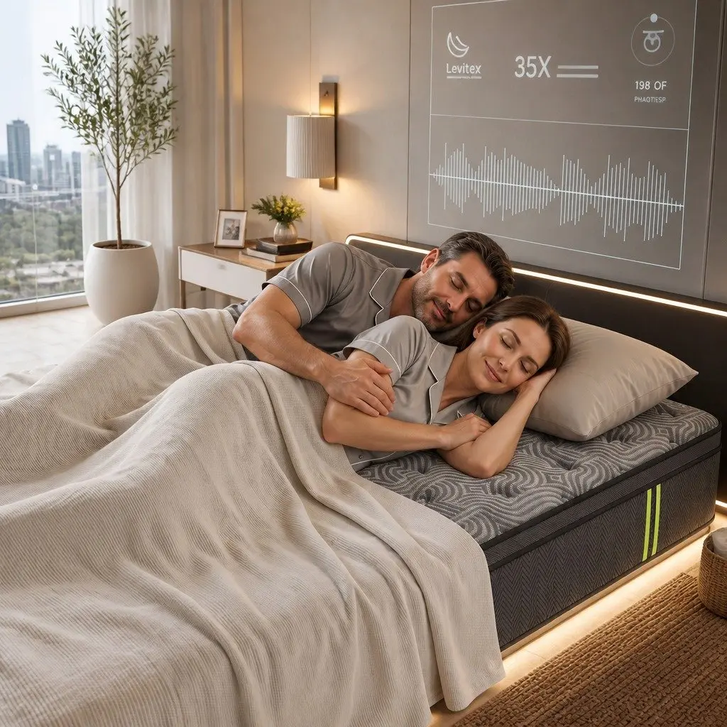Hybrid Pocket Spring Gel Memory Foam King Mattress 34cm