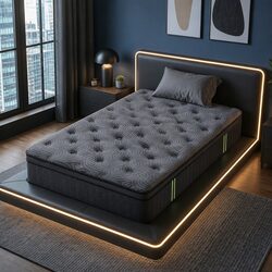 Single Mattress with Pocket Spring and Gel Foam 34cm