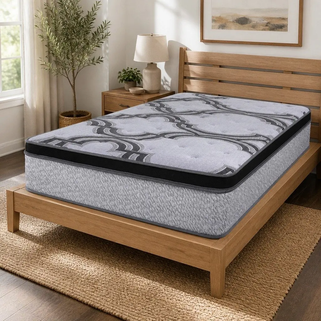 King Single Mattress 34cm 5-Zone Pocket Spring Comfort