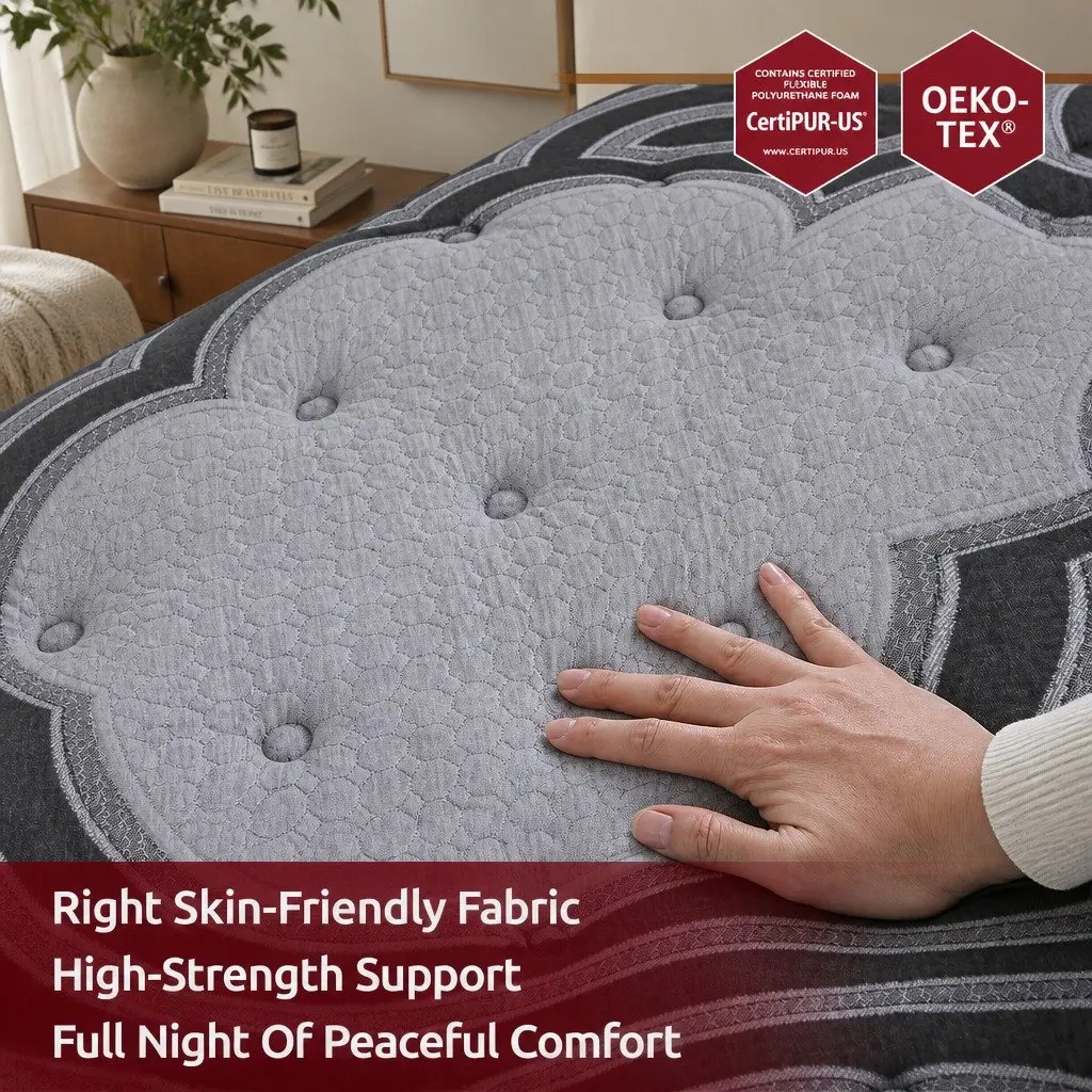 King Single Mattress 34cm 5-Zone Pocket Spring Comfort