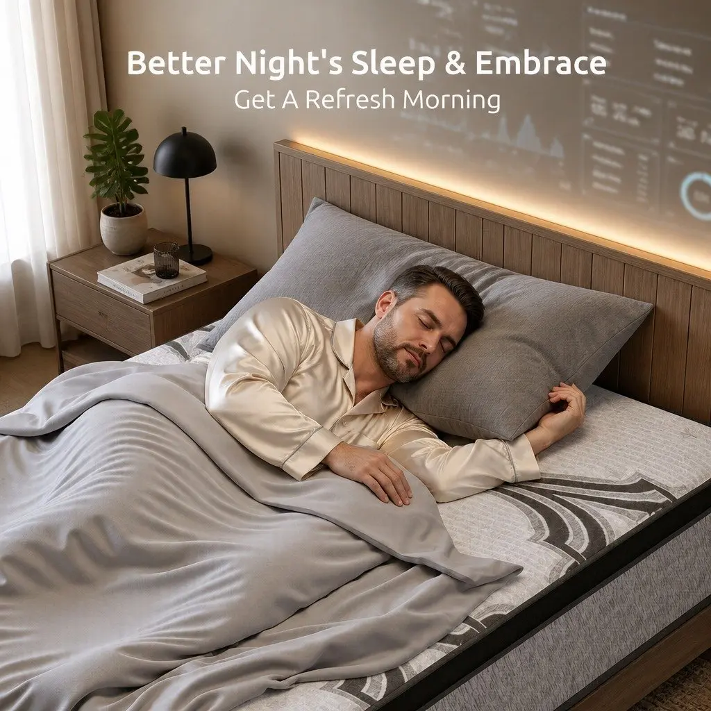 King Single Mattress 34cm 5-Zone Pocket Spring Comfort