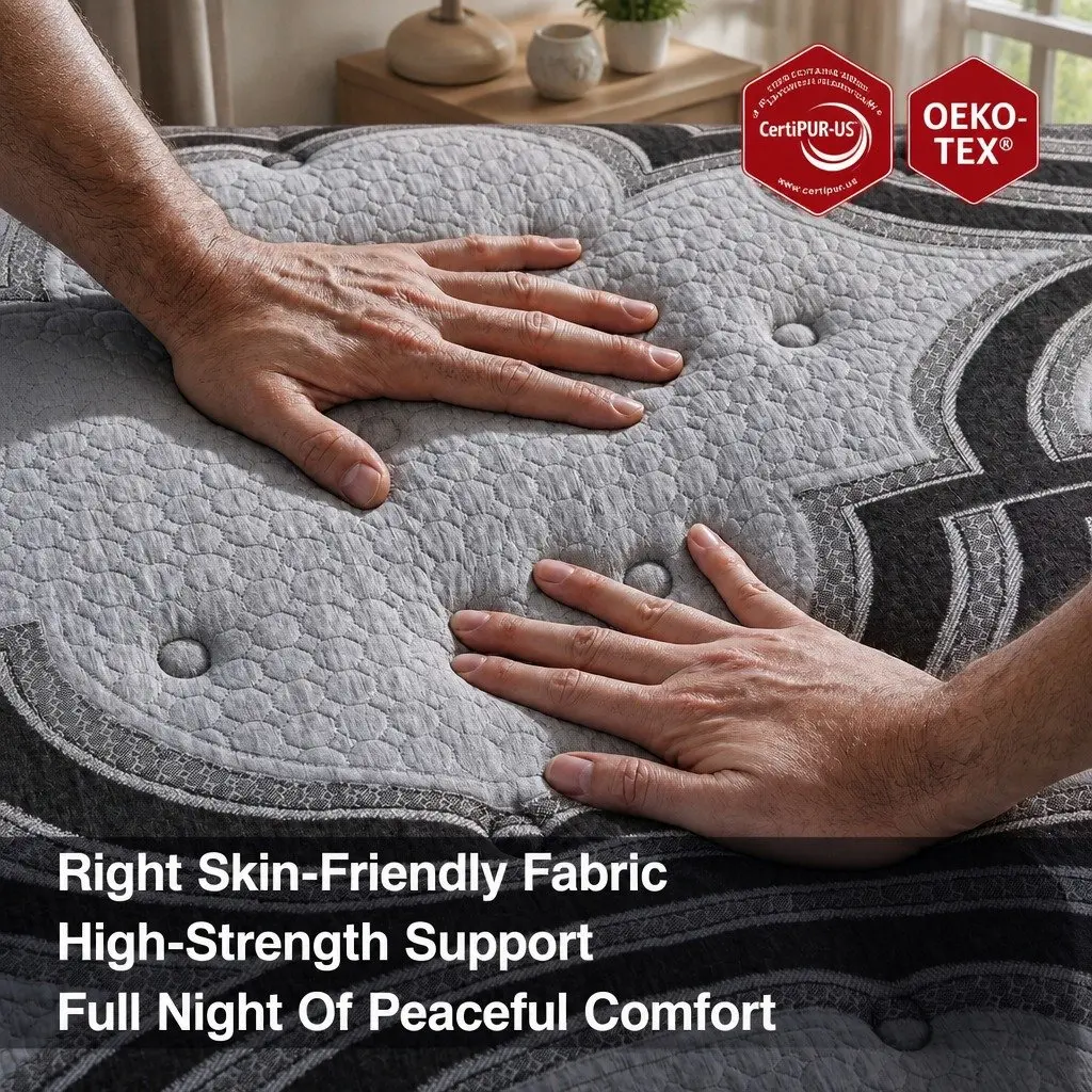 Double Mattress 34cm Hybrid 5-Zone Pocket Spring Latex Memory Foam Firm Support
