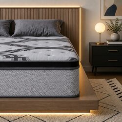 King Size Mattress 34cm Extra Firm with 5-Zone Support