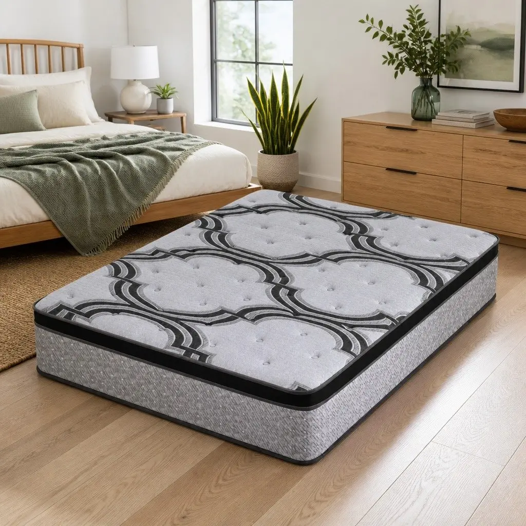 King Size Mattress 34cm Extra Firm with 5-Zone Support
