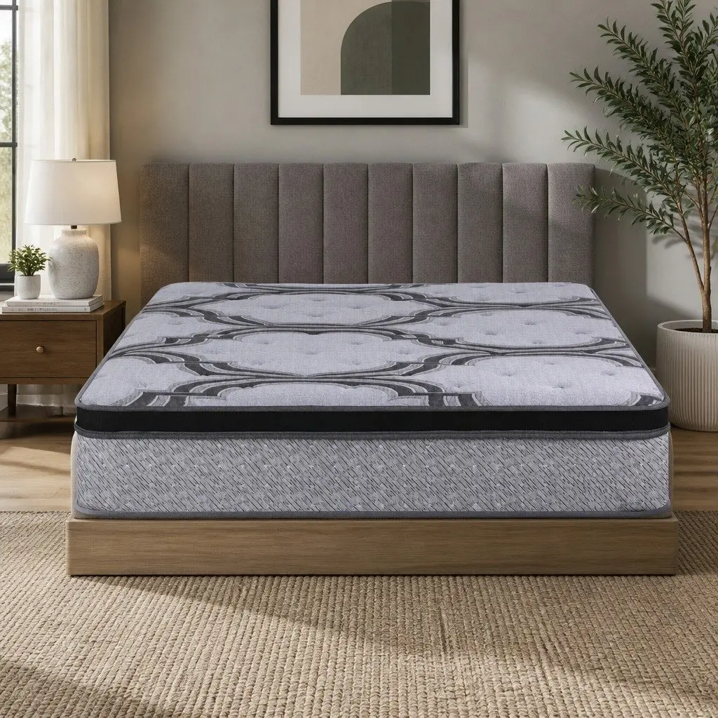 King Size Mattress 34cm Extra Firm with 5-Zone Support