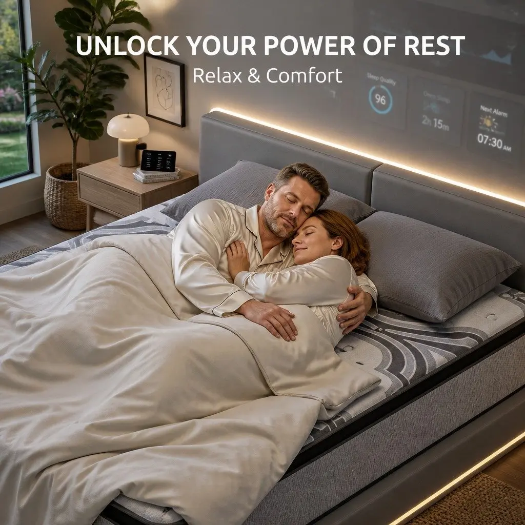 King Size Mattress 34cm Extra Firm with 5-Zone Support