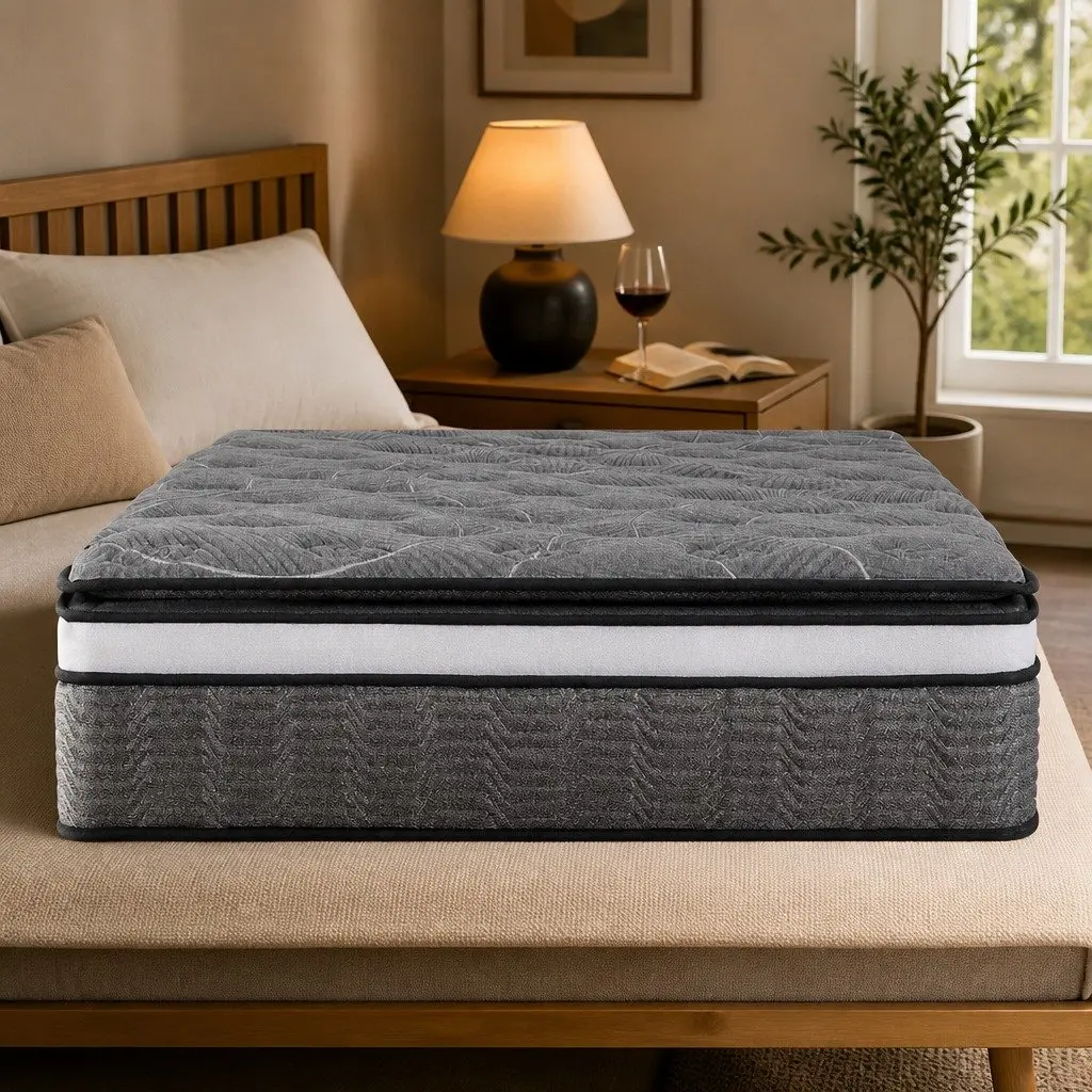 Double Pocket Spring Mattress 34cm Medium Firm Comfort