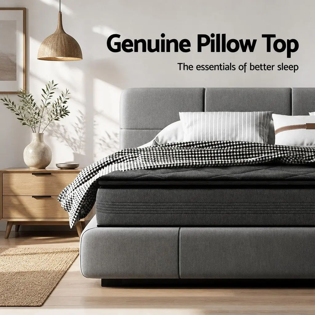 18cm Medium Firm Double Mattress with Pillow Top