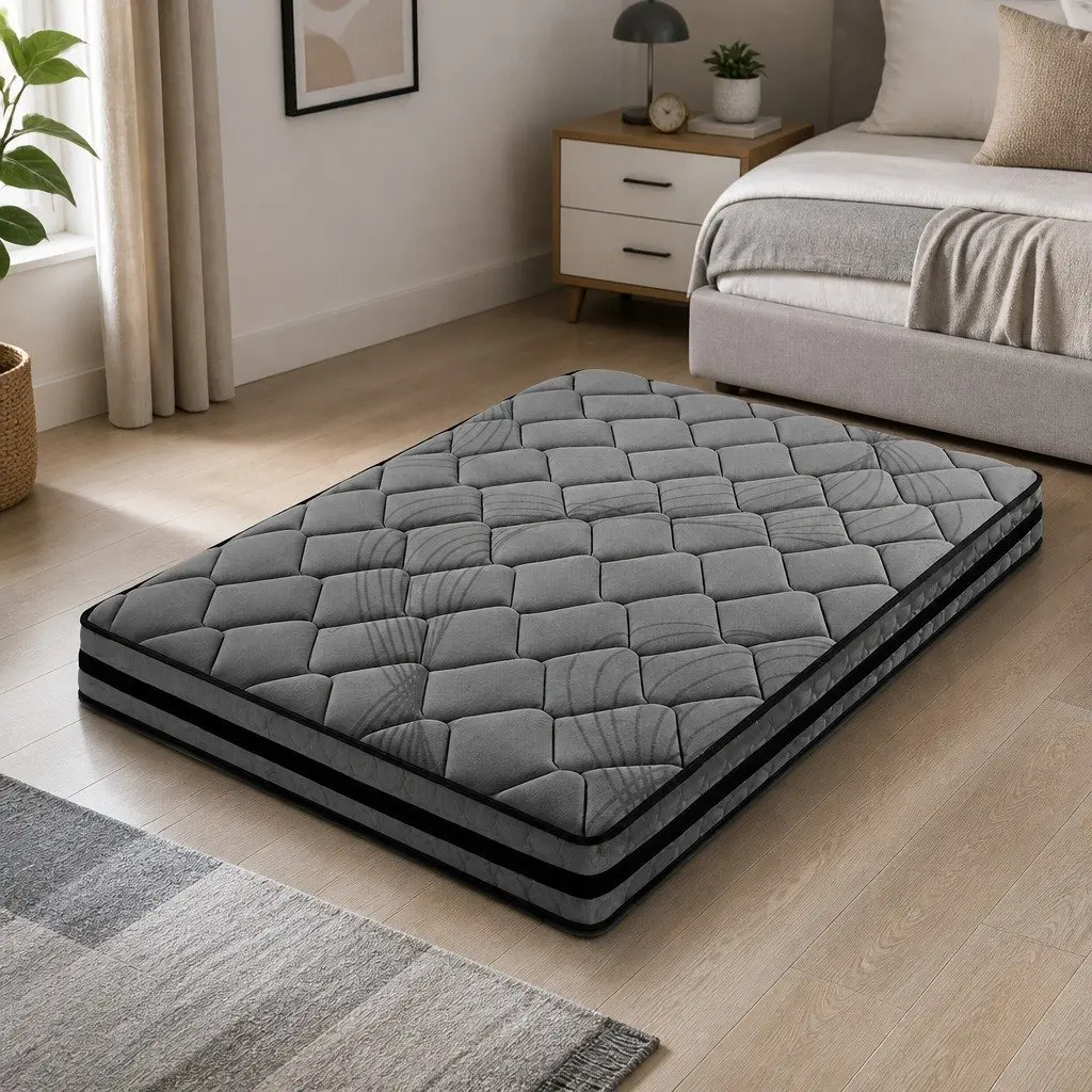 Queen Mattress 22cm Medium Firm Pocket Springs