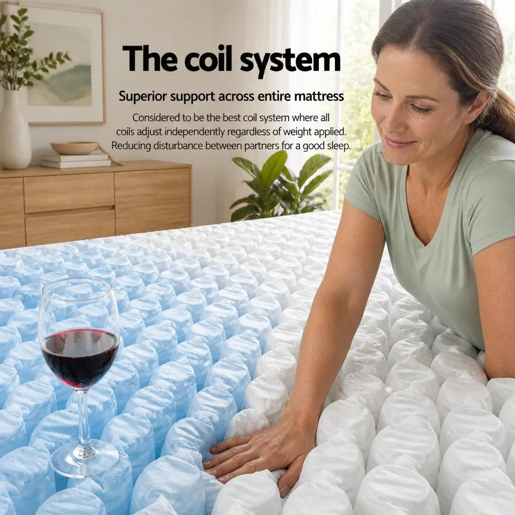 King Size Medium Firm Pocket Spring Mattress
