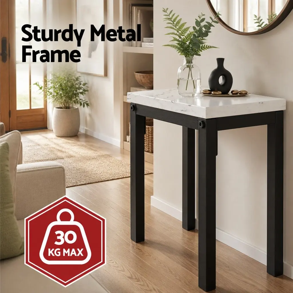 2-Tier Console Table for Entryway and Living Room