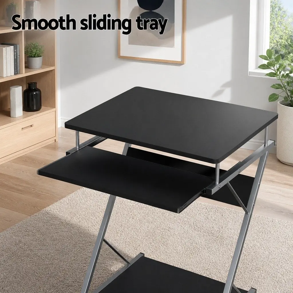 Computer Desk Black 60CM Steel