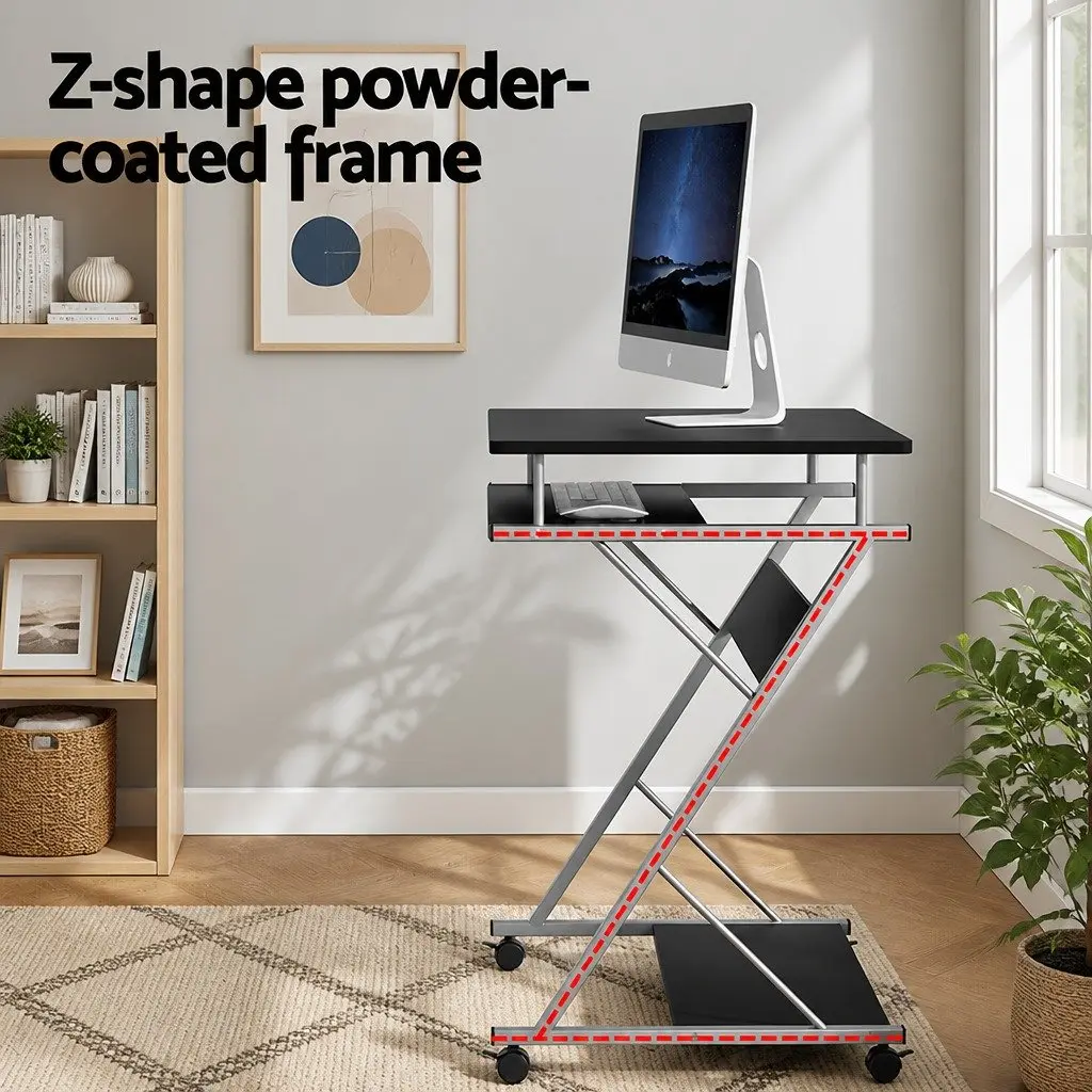 Computer Desk Black 60CM Steel