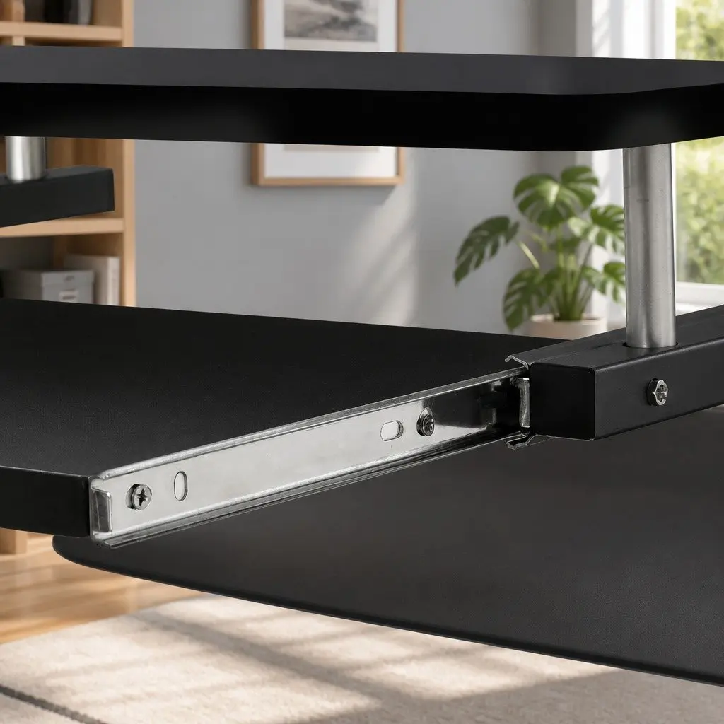 Computer Desk Black 60CM Steel