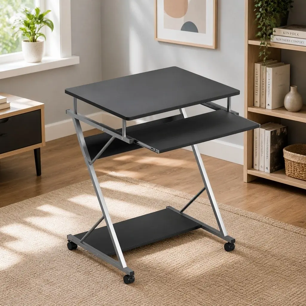 Computer Desk Black 60CM Steel