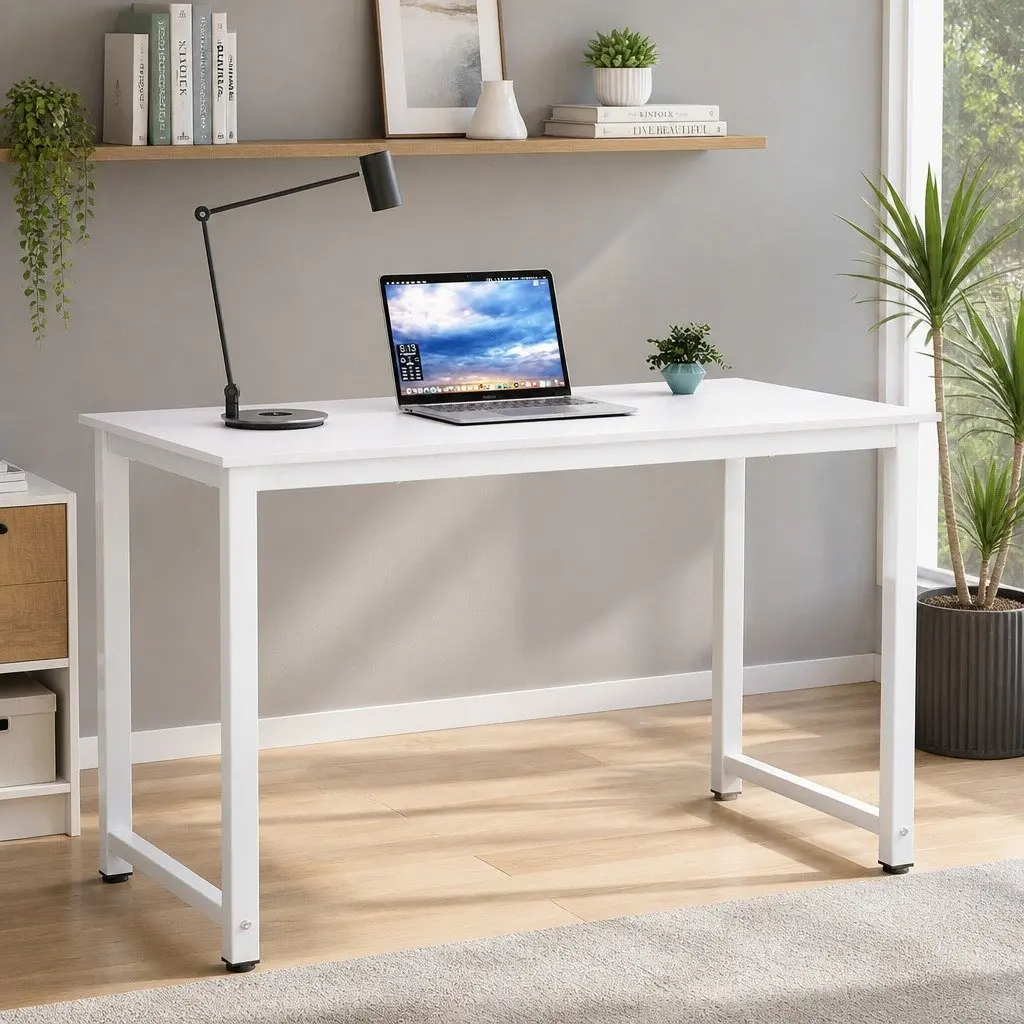 White 120CM Computer Desk for Home Office