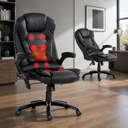 Ergonomic 8 Point Massage Office Chair with Heated Seat