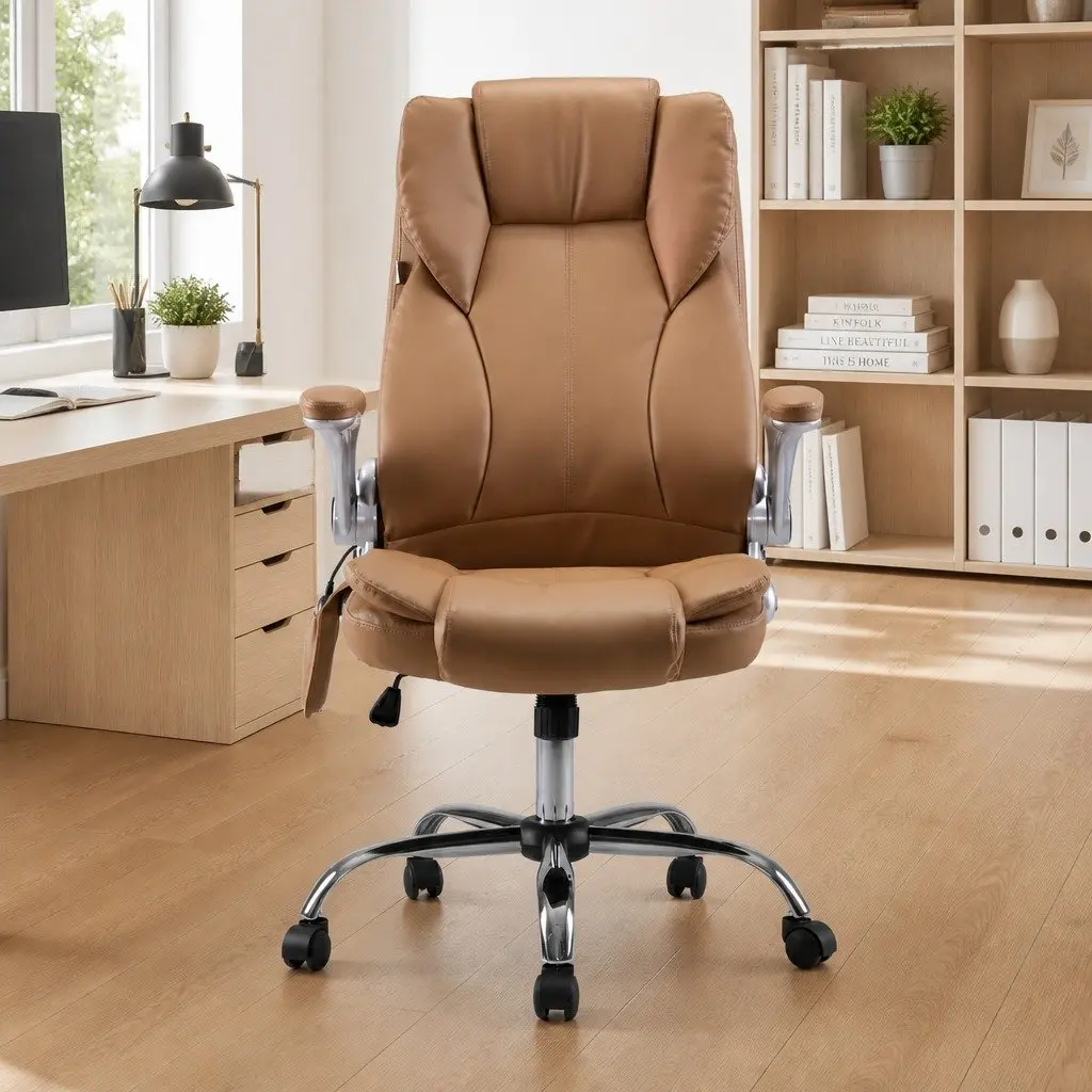8 Point Massage Office Chair High Back Recliner